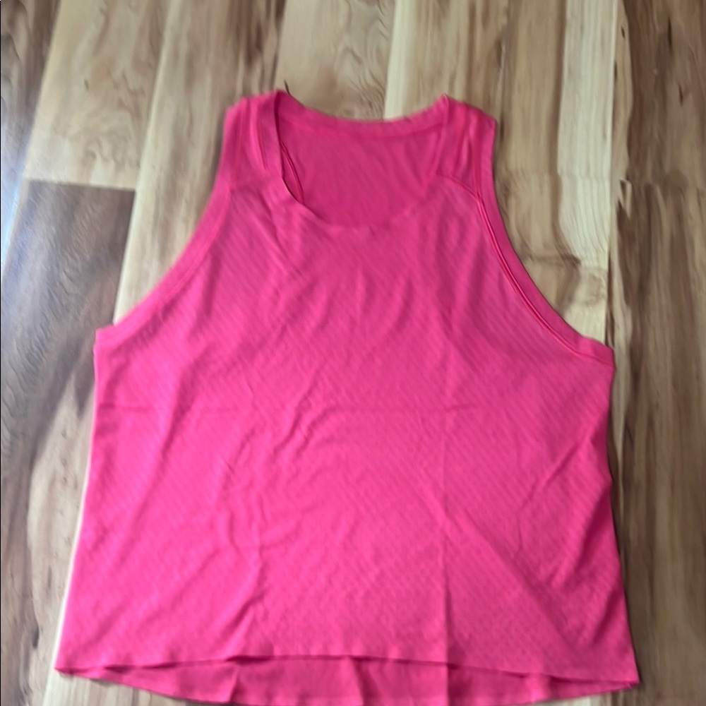 Lululemon Athletica Pink Sleeveless Relaxed Tank Top